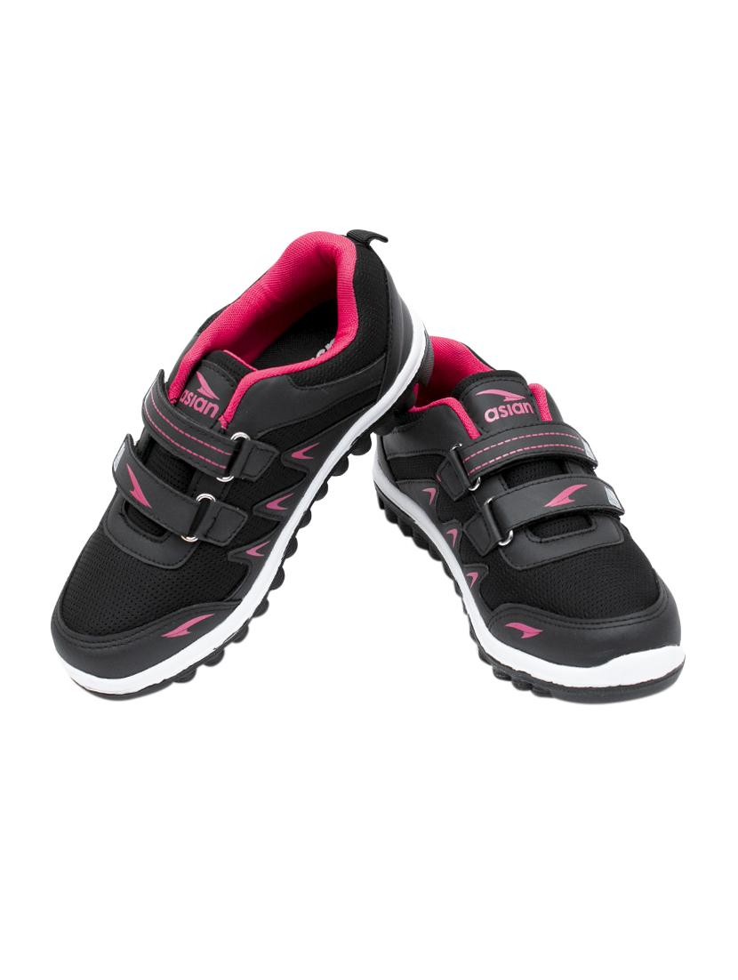 black slip on mesh sports shoes - 15413373 - Zoom Image - 4