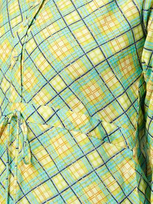 Checkered straight kurta - 15413428 - Standard Image - 4