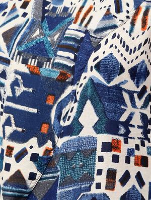 Fusion printed kurta - 15413467 - Standard Image - 4