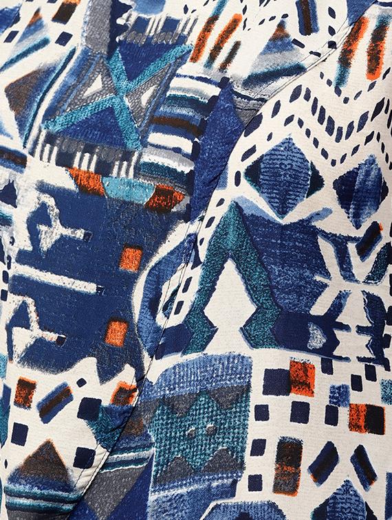Fusion printed kurta - 15413467 - Zoom Image - 4