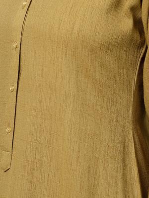 Peanut straight kurta - 15413470 - Standard Image - 4