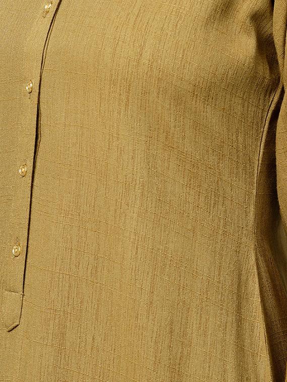Peanut straight kurta - 15413470 - Zoom Image - 4