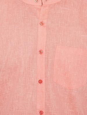 pink cotton casual shirt - 15414018 - Standard Image - 4