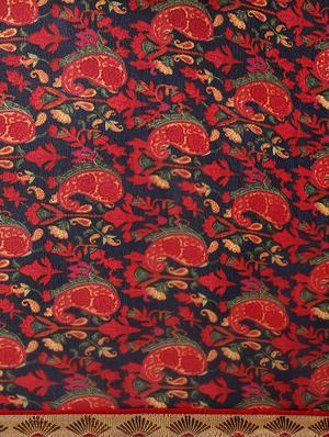 paisley printed saree with blouse - 15414945 - Standard Image - 4
