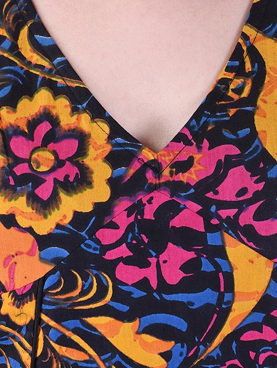 printed a-line dress - 15414982 - Zoom Image - 4
