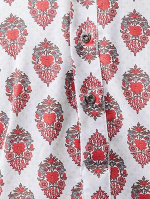 multi-coloured cotton kurta pyjama set - 15415976 - Standard Image - 4