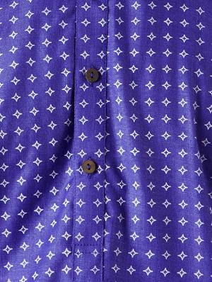 royal blue cotton kurta pyjama set - 15416052 - Standard Image - 4