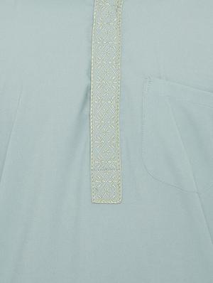 green cotton pathani set - 15416073 - Standard Image - 4