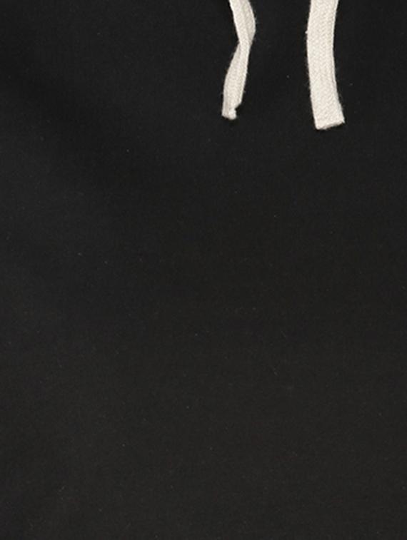 solid hooded cropped sweatshirt - 15416640 - Zoom Image - 4
