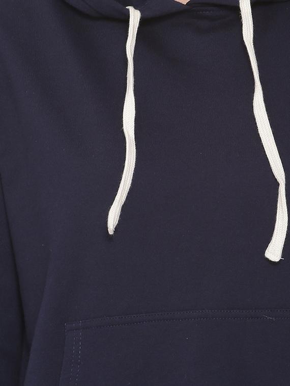 solid hooded sweatshirt - 15416666 - Zoom Image - 4