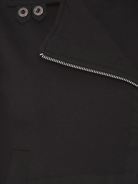 lapel neck zip up jacket - 15416678 - Zoom Image - 4
