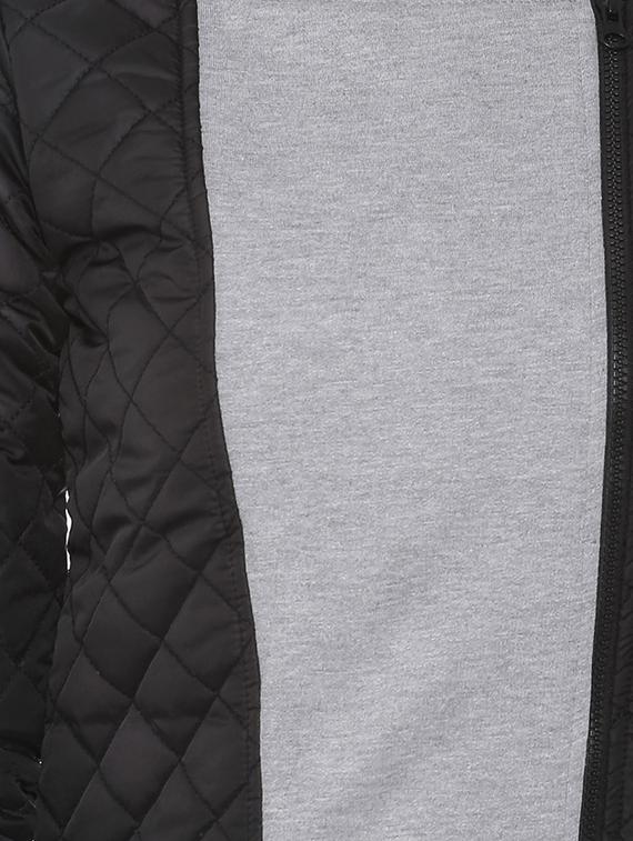 lapel neck quilted & padded jacket - 15416681 - Zoom Image - 4