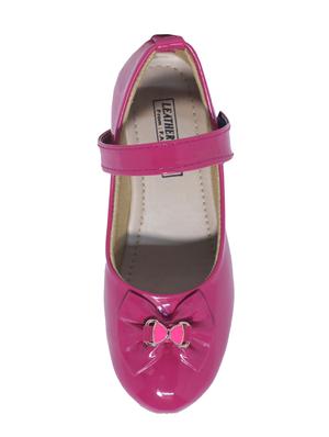 pink leatherette heel wedges - 15416698 - Standard Image - 4