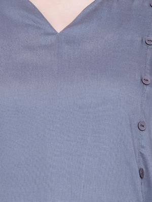 A-line pocket kurta with tassels - 15416702 - Standard Image - 4