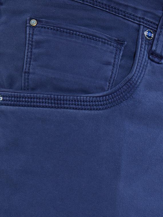 blue cotton plain jeans - 15417033 - Zoom Image - 4