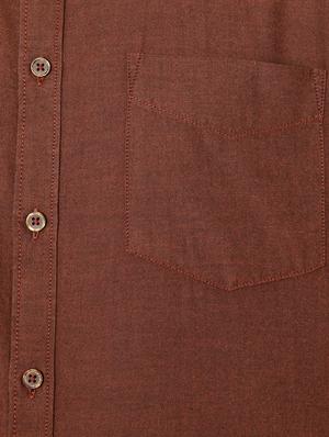 brown cotton casual shirt - 15417062 - Standard Image - 4