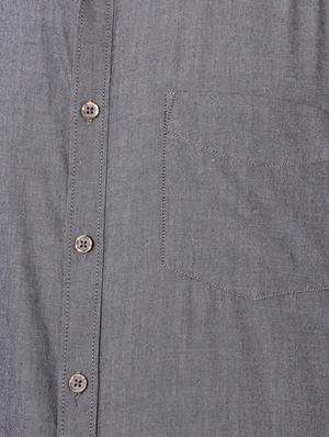 grey cotton casual shirt - 15417063 - Standard Image - 4