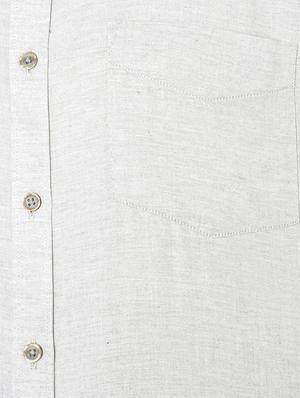 grey cotton casual shirt - 15417080 - Standard Image - 4