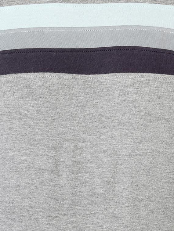 grey cotton striped t-shirt - 15417189 - Zoom Image - 4