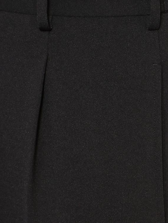 black terry rayon pleated formal trouser - 15417342 - Zoom Image - 4