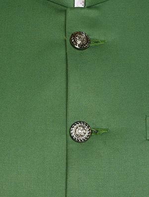 green cotton casual blazer - 15417717 - Standard Image - 4