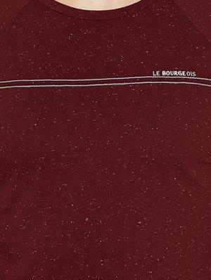 maroon cotton raglan t-shirt - 15417864 - Standard Image - 4