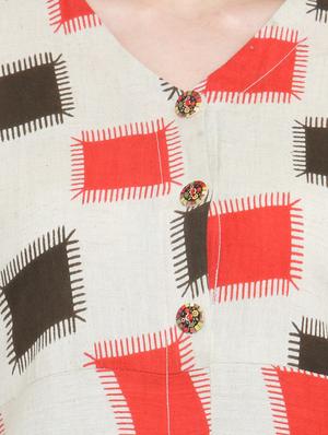 button down gathered detail shrug - 15417958 - Standard Image - 4