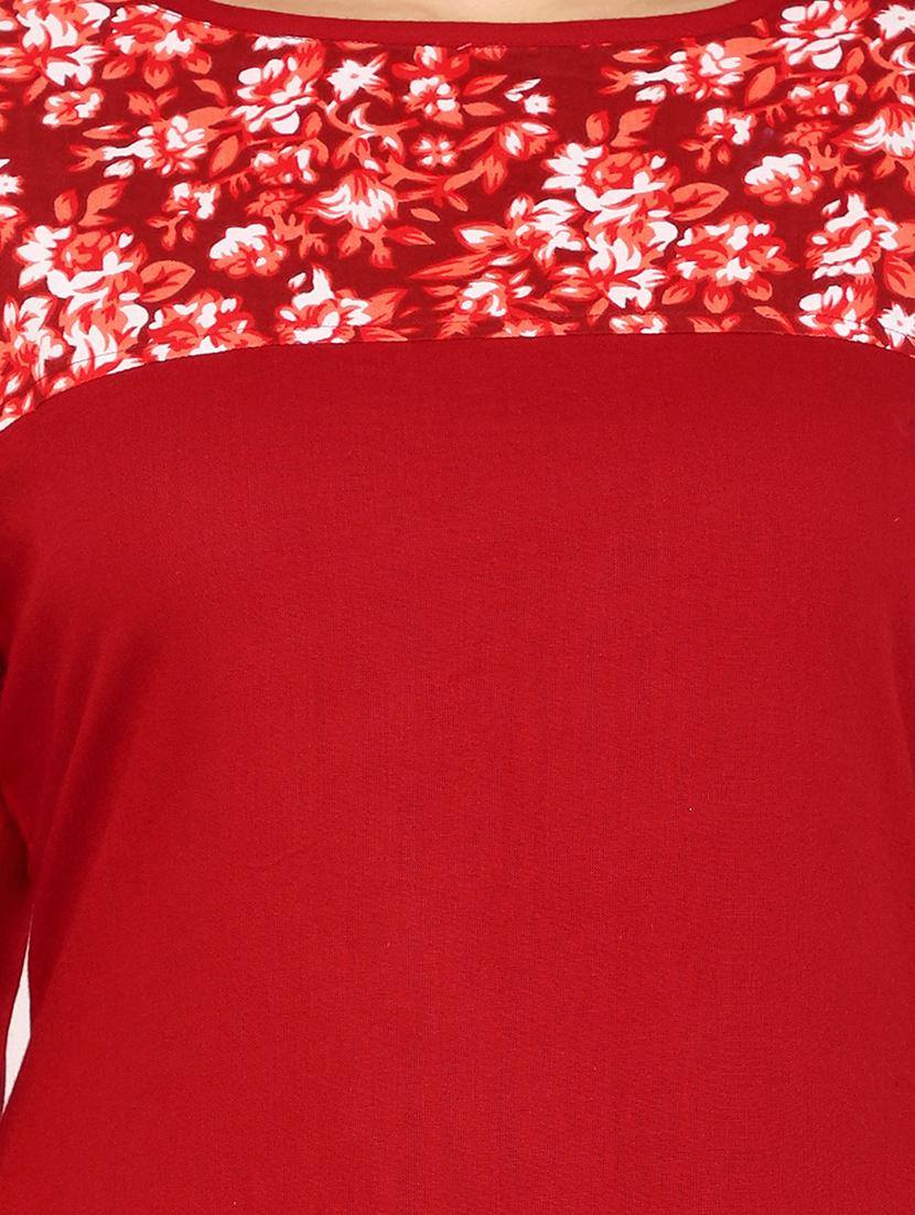 straight printed kurta - 15418137 - Zoom Image - 4
