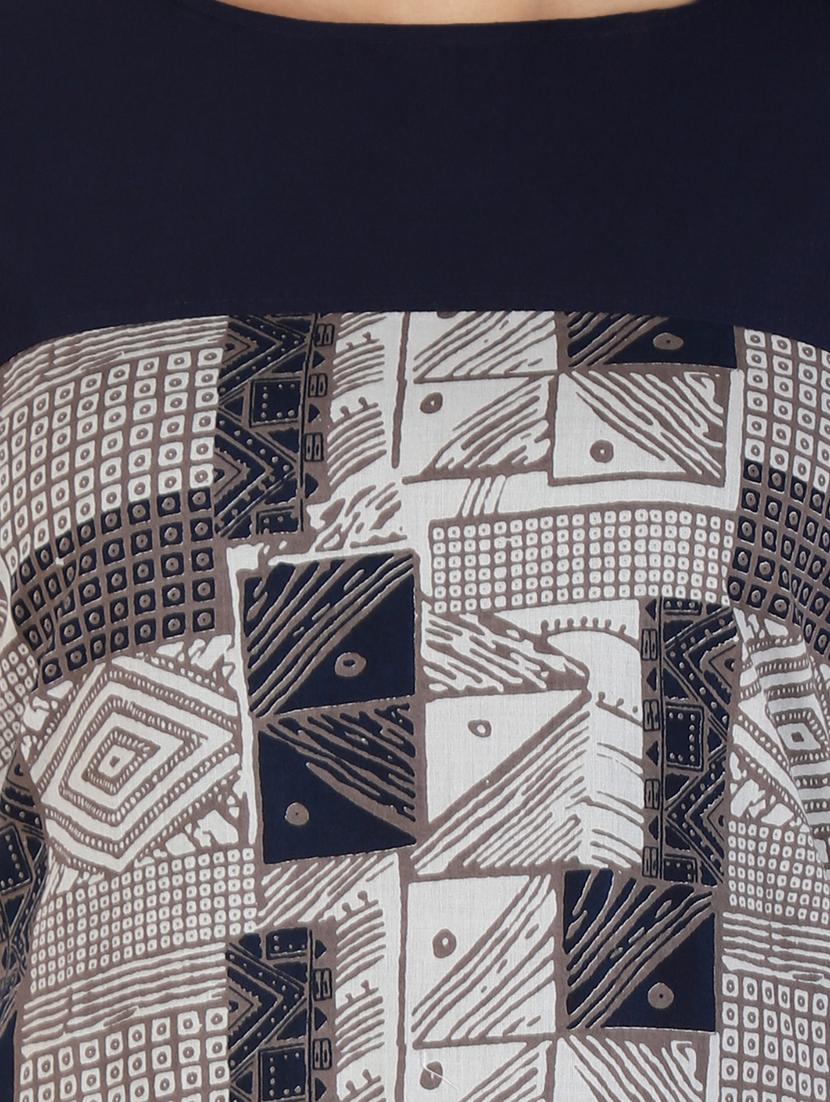 straight printed kurta - 15418139 - Zoom Image - 4