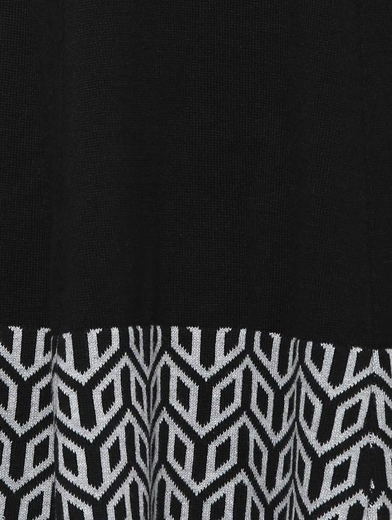a-line geometric knitted dress - 15418264 - Zoom Image - 4