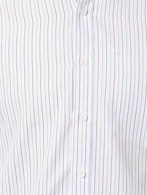 white cotton blend casual shirt - 15418311 - Standard Image - 4