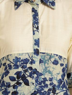 straight printed kurta - 15418413 - Standard Image - 4