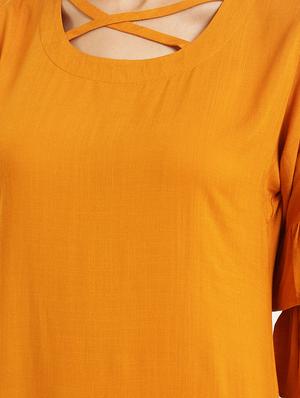 straight layered sleeves kurta - 15418414 - Standard Image - 4