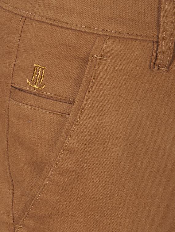 brown cotton chinos - 15418908 - Zoom Image - 4