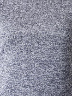 short sleeved melange tee - 15419078 - Standard Image - 4