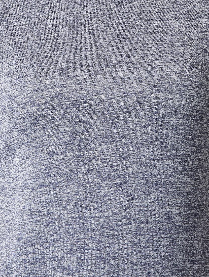 short sleeved melange tee - 15419078 - Zoom Image - 4