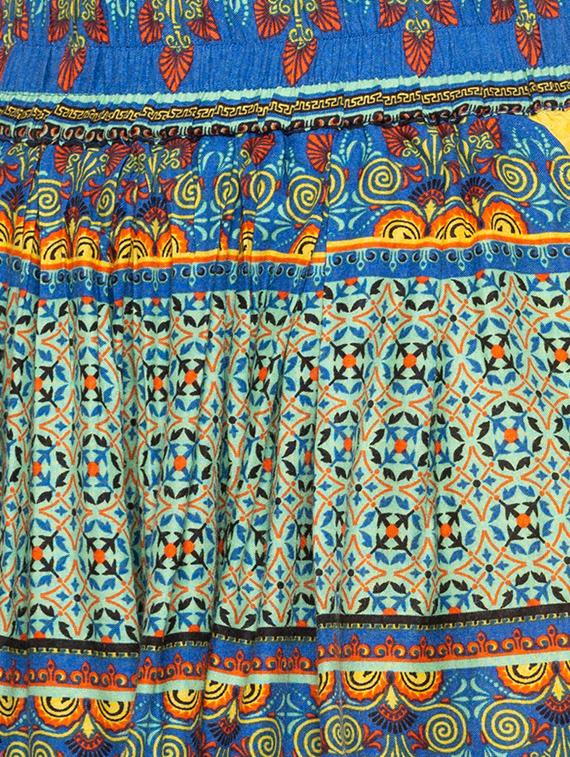 printed flared mini skirt - 15419119 - Zoom Image - 4