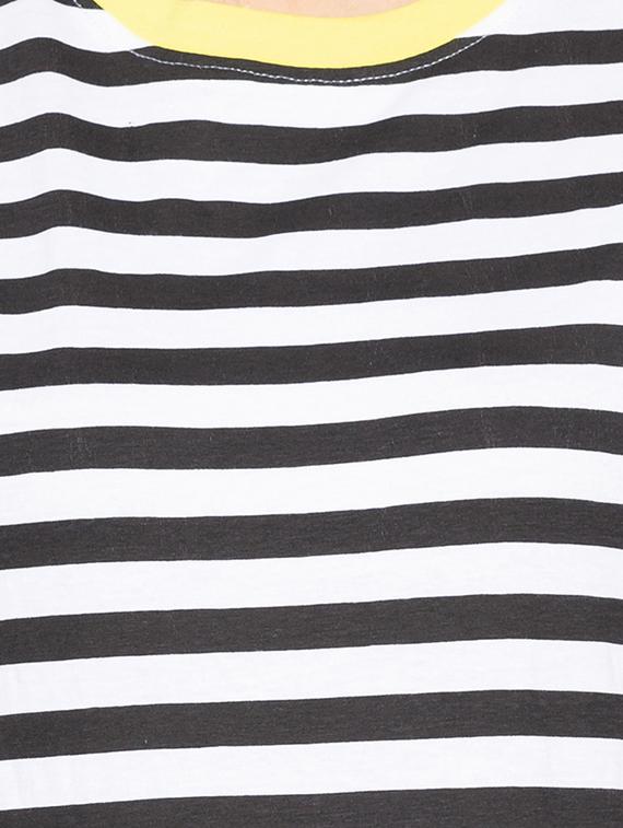 short sleeved striped tee - 15419164 - Zoom Image - 4