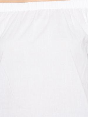 off shoulder embroidered top - 15419197 - Standard Image - 4