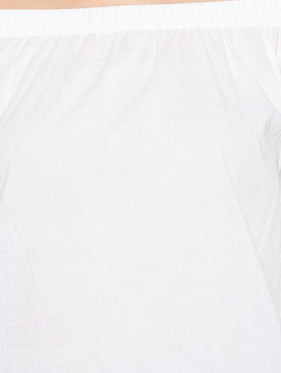 off shoulder embroidered top - 15419197 - Zoom Image - 4