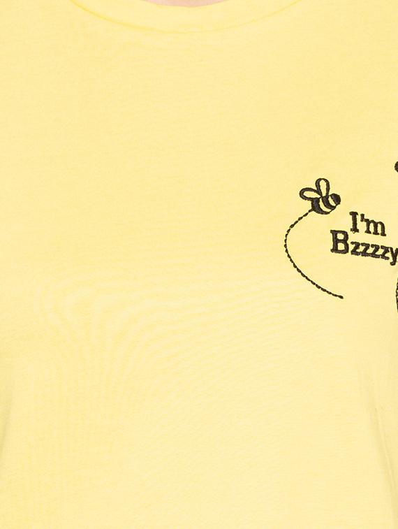 lettuce edge embroidered tee - 15419208 - Zoom Image - 4