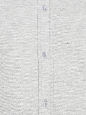 grey color block casual shirt - 15419455 - Standard Image - 4