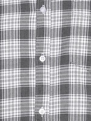 grey cotton casual shirt - 15419465 - Standard Image - 4