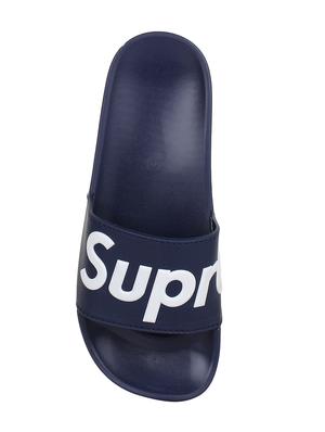 blue slip on flip flops - 15420348 - Standard Image - 4
