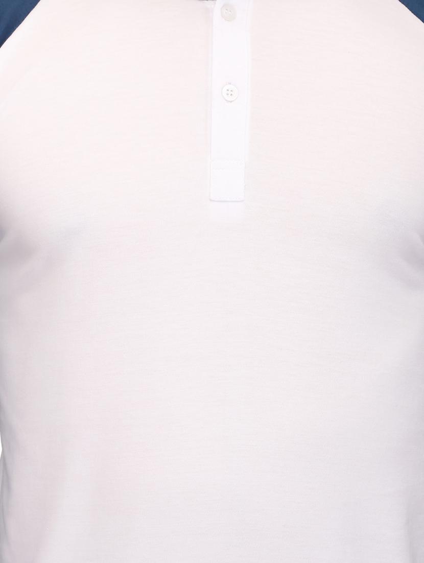 white cotton raglan t-shirt - 15420915 - Zoom Image - 4