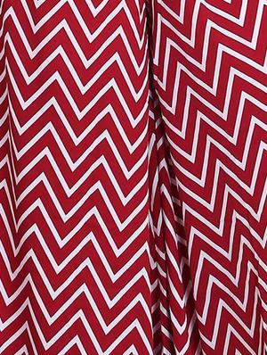 chevron print flared palazzo - 15420954 - Standard Image - 4