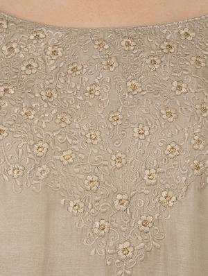 straight embroidered kurta - 15426761 - Standard Image - 4