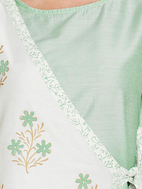 Layered printed kurta - 15427086 - Zoom Image - 4