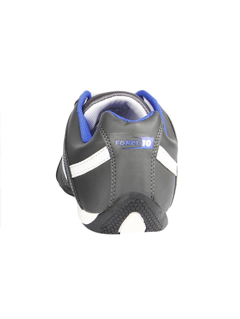 grey leatherette sport shoes - 15428050 - Zoom Image - 4
