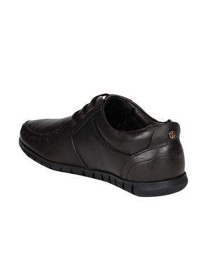 brown Leather formal slip ons - 15428063 - Standard Image - 4